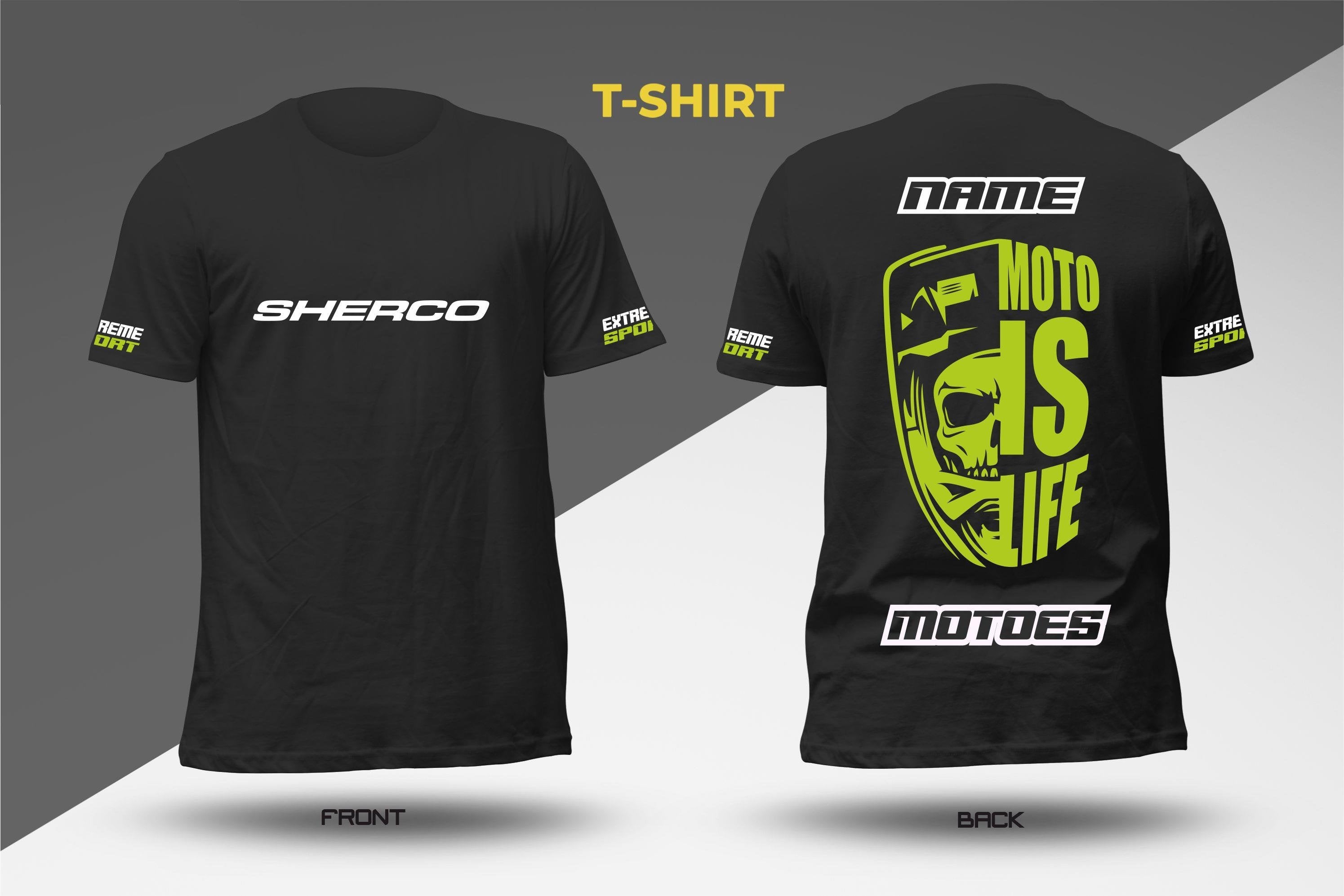 MOTOES TSHIRT SHERCO